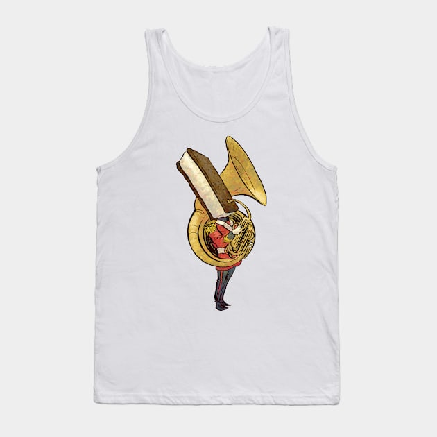 Tuba Cream Sandwich Tank Top by jesse.lonergan